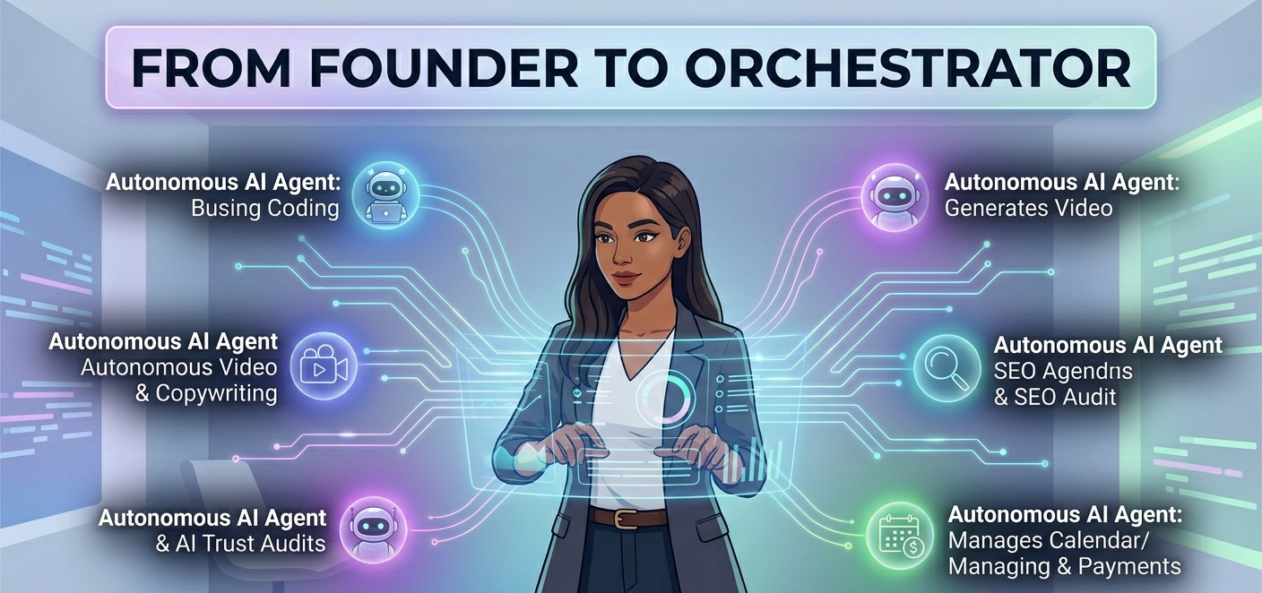 The 2026 solopreneur structure. The founder doesn